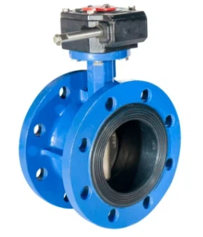 Cast Iron Double Flanged Flow Control Butterfly Valves